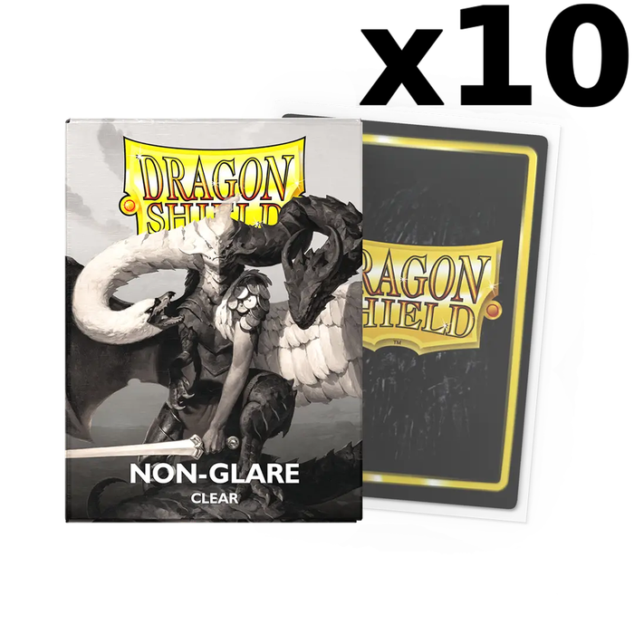 Clear Non-Glare - Matte Dragon Shield - Display of 10