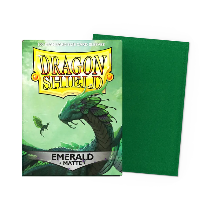 Emerald - Matte Dragon Shield 100 Count Sleeves
