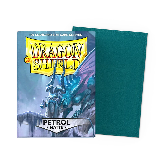 Petrol - Matte Dragon Shield 100 Count Sleeves