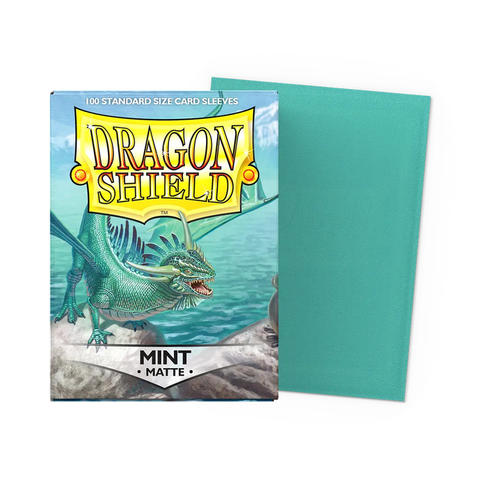 Mint - Matte Dragon Shield 100 Count Sleeves