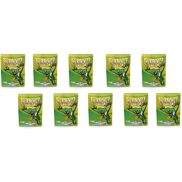 Apple Green - Matte Dragon Shield - Display of 10