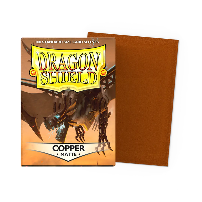 Copper - Matte Dragon Shield 100 Count Sleeves