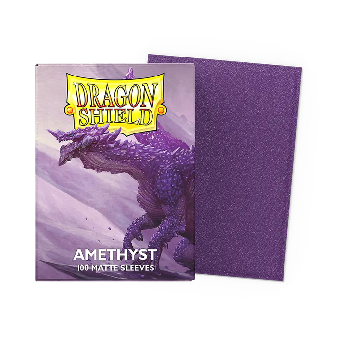Amethyst - Matte Dragon Shield 100 Count Sleeves