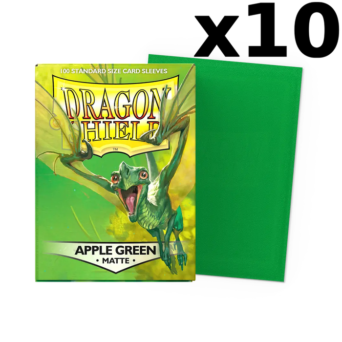 Apple Green - Matte Dragon Shield - Display of 10
