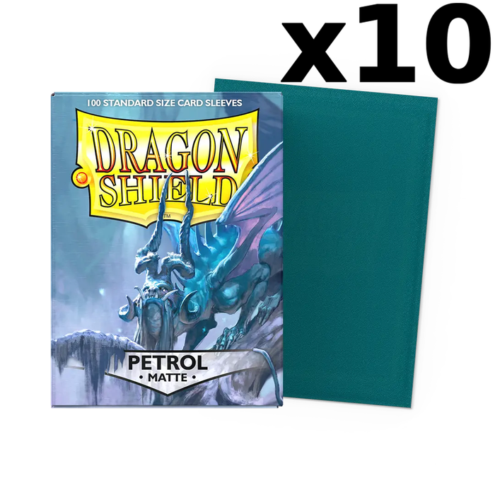 Petrol - Matte Dragon Shield - Display of 10