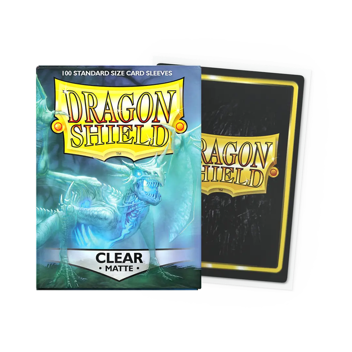 Clear - Matte Dragon Shield 100 Count Sleeves