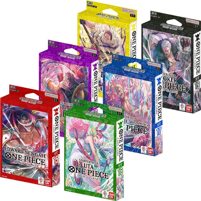 One Piece Starter Decks 15-20 (Set of 6)(Holiday Sale)