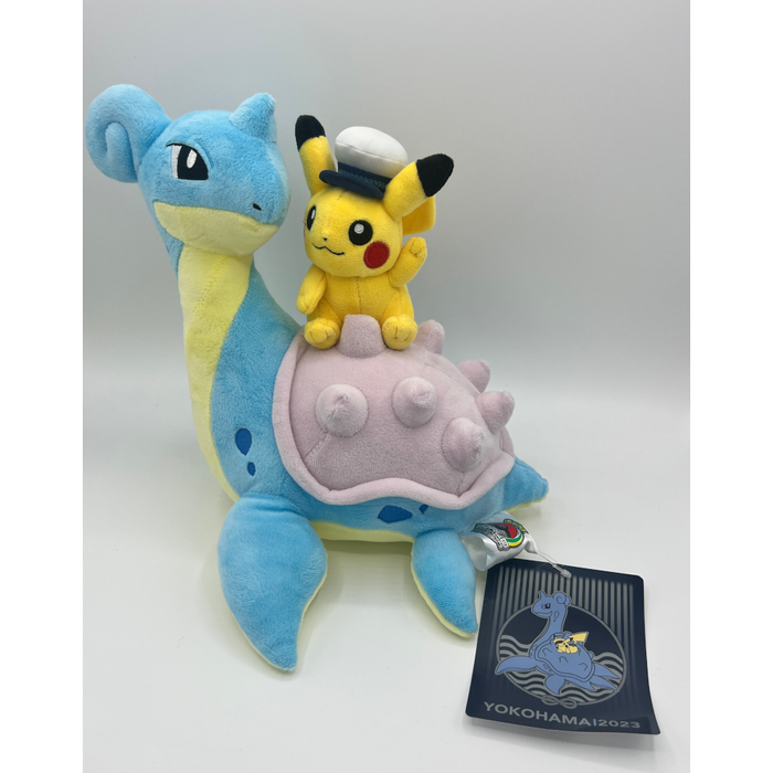 Yokohama Lapras & Pikachu Plush Worlds 2023 Exclusive