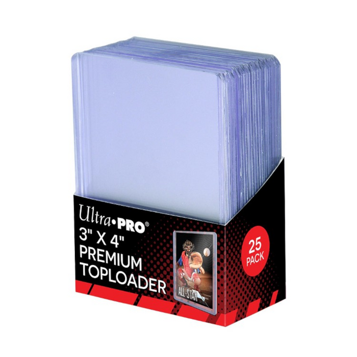 Ultra Pro Toploaders: 3" x 4" Ultra Clear, Premium (25ct)