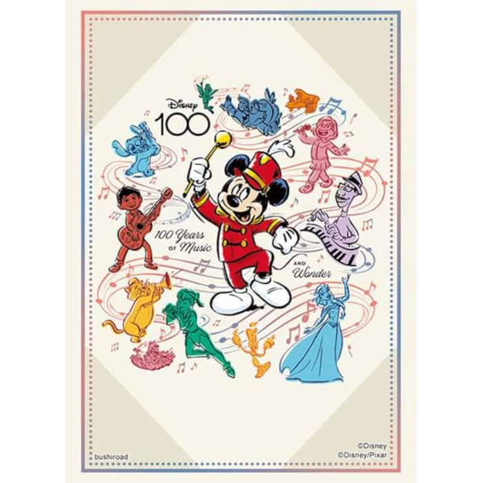 Musical Wonder Card Sleeves (75ct) - Disney 100 Bushiroad Collection