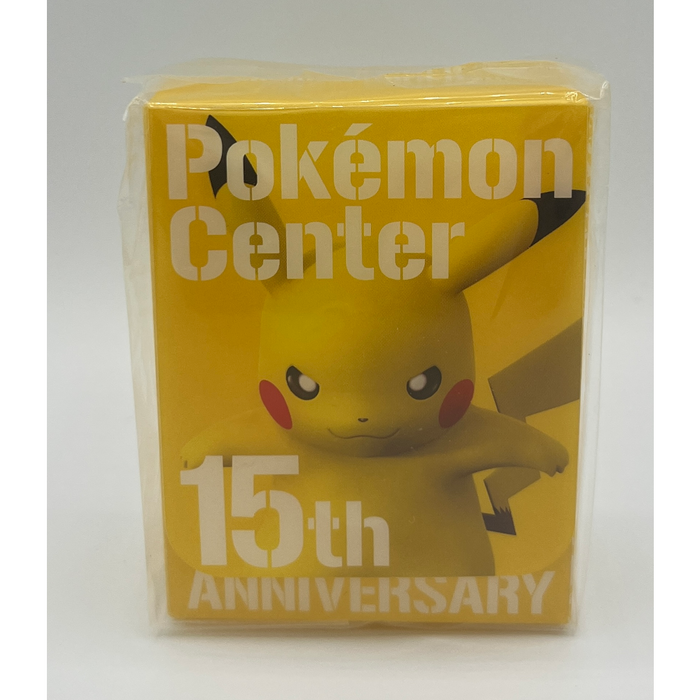 Pikachu 15th Anniversary Yellow Sealed Deck Box