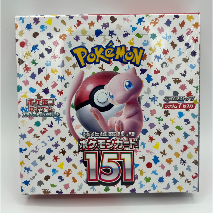 Japanese Pokemon 151 Booster Box SV2a (20 Packs)