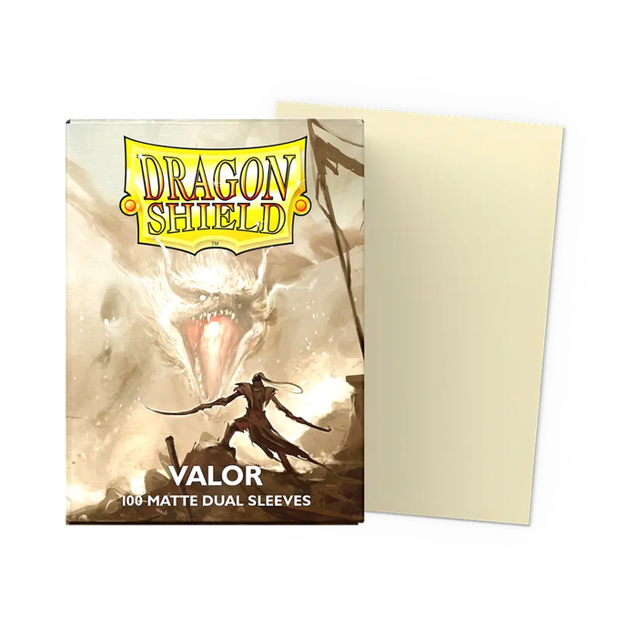 Valor - Matte Dual Dragon Shield 100 Count Sleeves