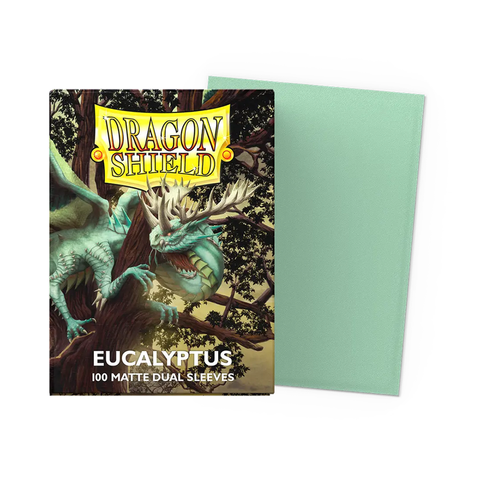 Eucalyptus - Matte Dual Dragon Shield 100 Count Sleeves