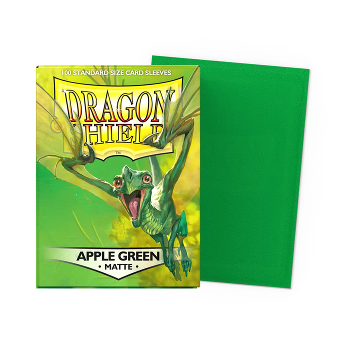 Apple Green - Matte Dragon Shield 100 Count Sleeves