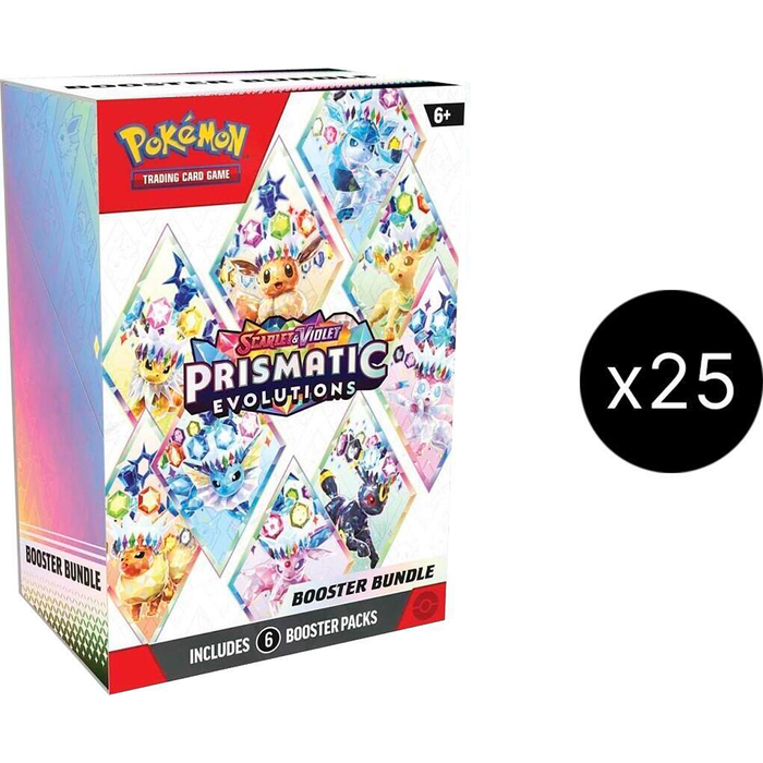 Prismatic Evolutions Booster Bundle Case (25 Bundles)