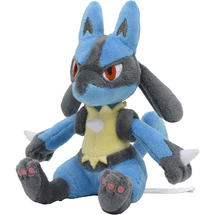 Lucario 6" Plush Pokemon Fit (Sitting Cuties) - Japanese Center